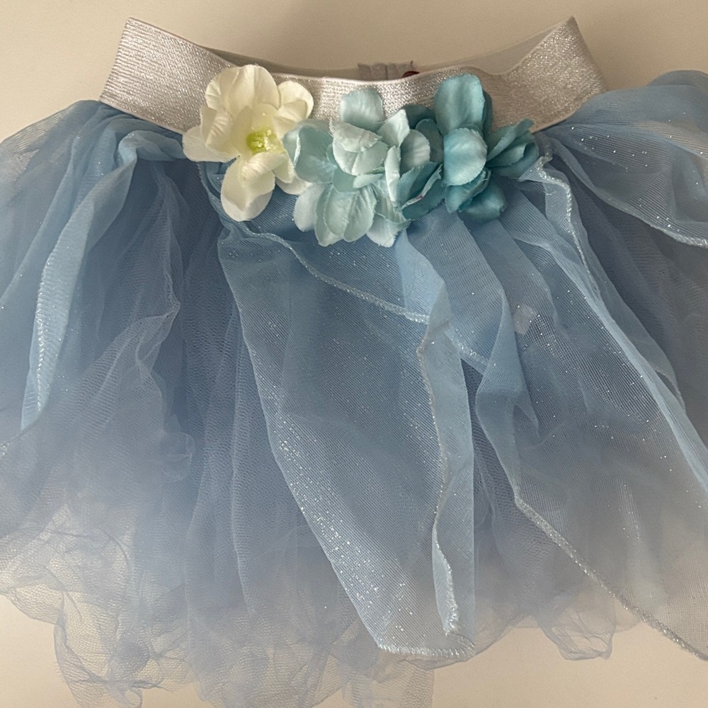 Best Fairy Dust Wishes Blue Tutu with Silver Band